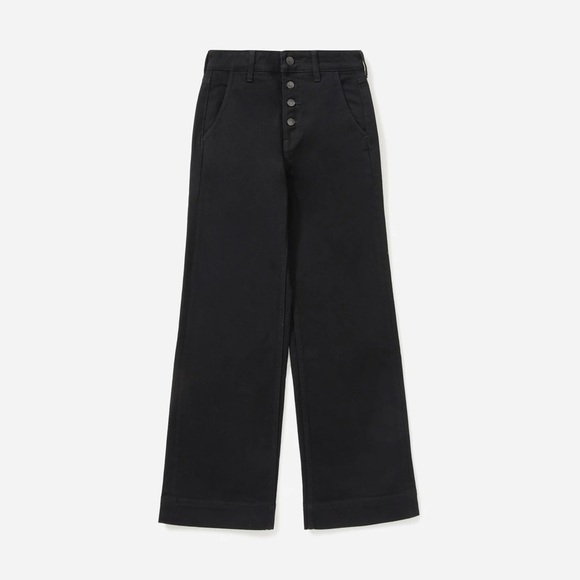 NWT EVERLANE The Button-Fly Wide-Leg Jean - Picture 6 of 13